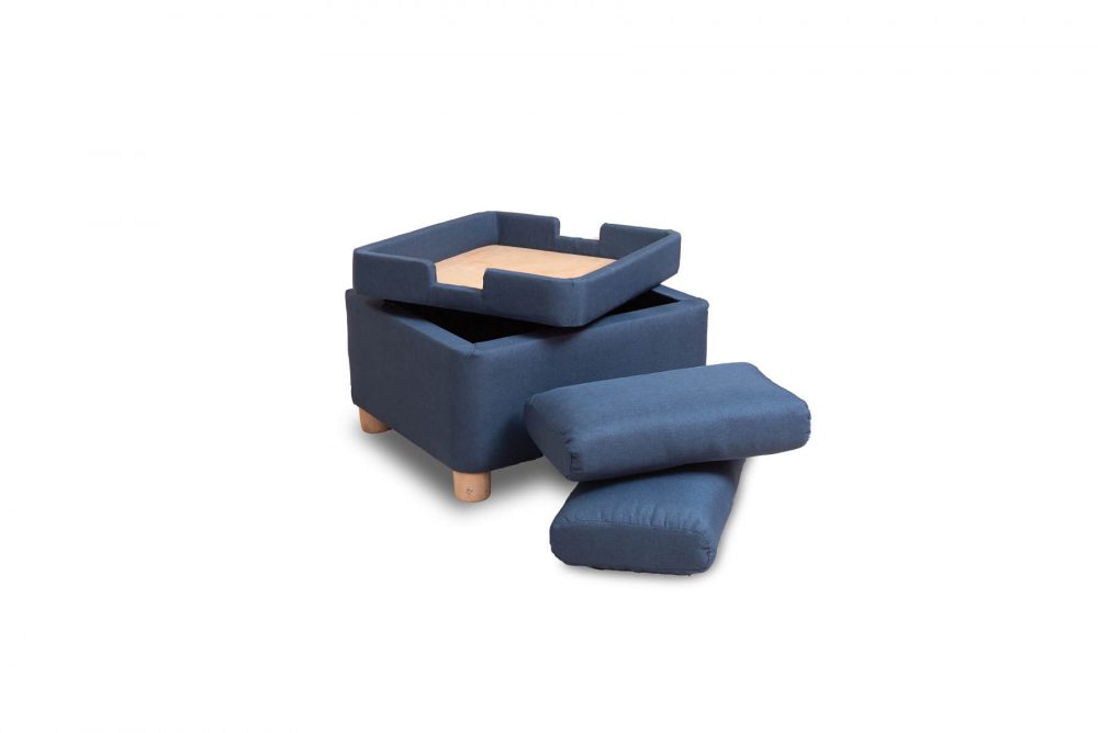 Footstool with storage - Image 3