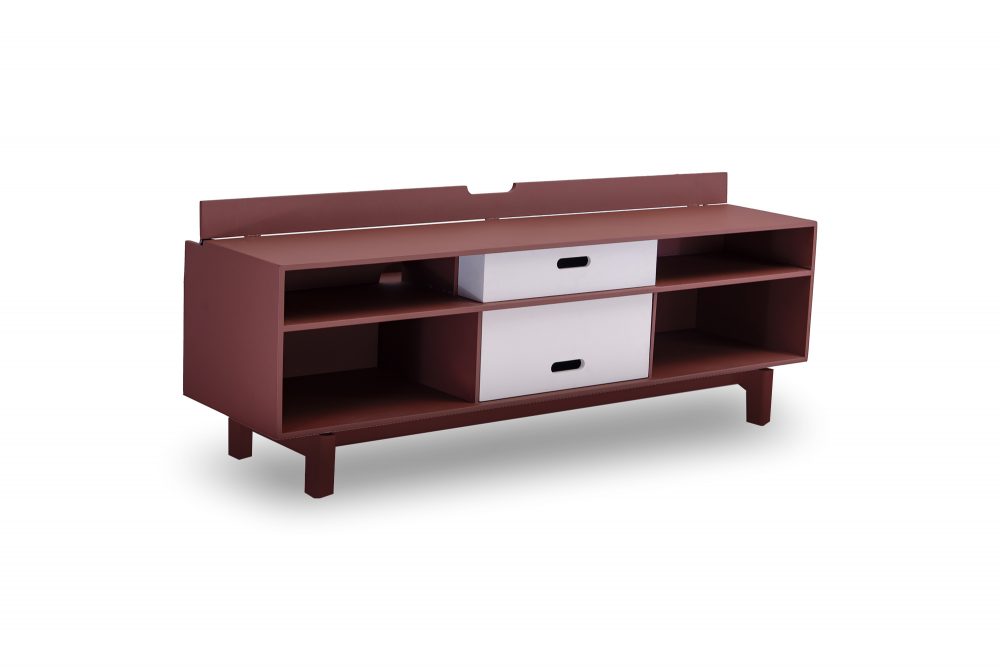 Wazi TV Stand (Earthy Brown) - Image 3