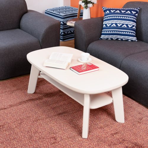 pearl white coffee table from moko